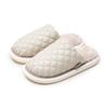 fine-tuned men's cotton slippers autumn and winter couple home indoor warm office wooden floor anti-splash water non-slip women