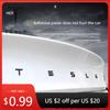 Adesivo de Carro 3D ABS Cromado Preto Carbono Logo Letras Tesla Emblema Letras do Porta-malas Traseiro do Carro Para Tesla Modelo 3 Y X S Acessório
