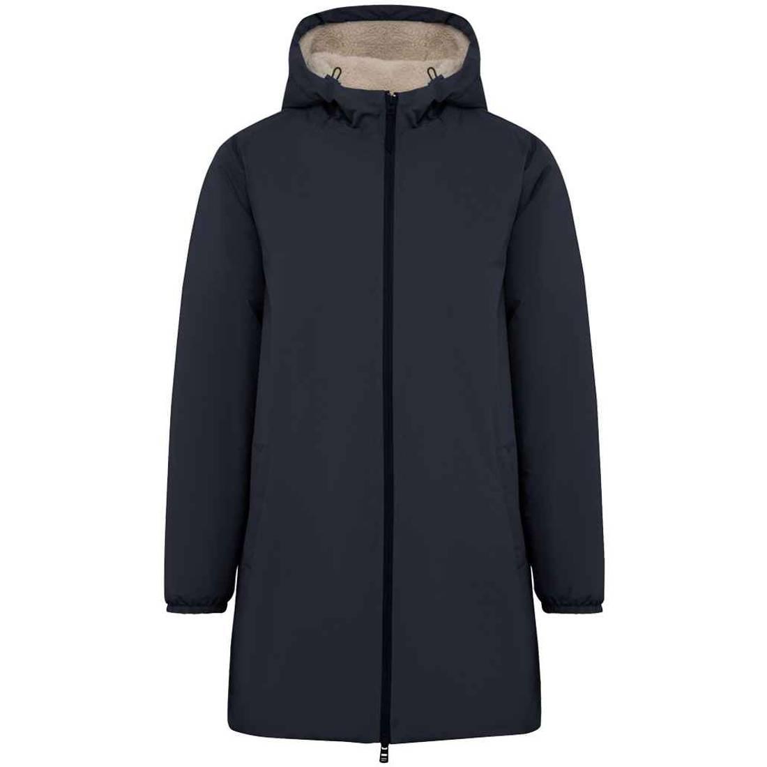 Chaqueta impermeable unisex con forro sherpa para adultos de Native Spirit XS azul oscuro