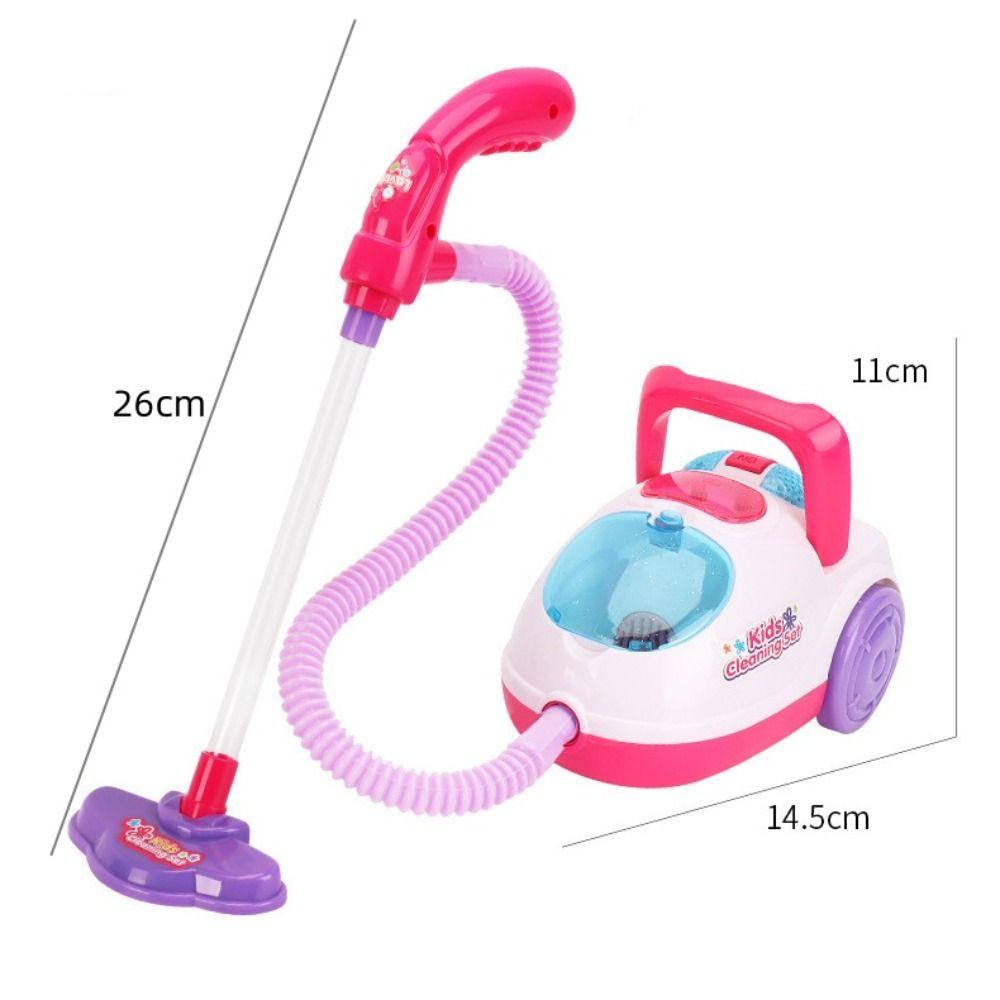 Working Function Vacuum Cleaner Toy with Sound Light Pretend Play Toys Kids Gifs