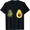 Funny Woman's Two Avocado Fruits Healthy Food Vegan T-Shirt