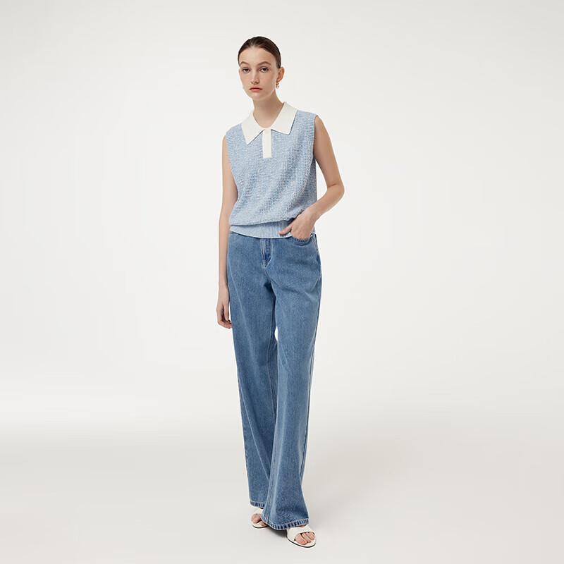 GOELIA Women's Chic Polo Knit Vest