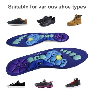 1 pár magnetických akupresurních vložek Unisex Podpora nožní klenby Podpora krevního oběhu Zmírnění únavy Ortopedické vložky Sportovní Cestování Pracovníci kanceláře