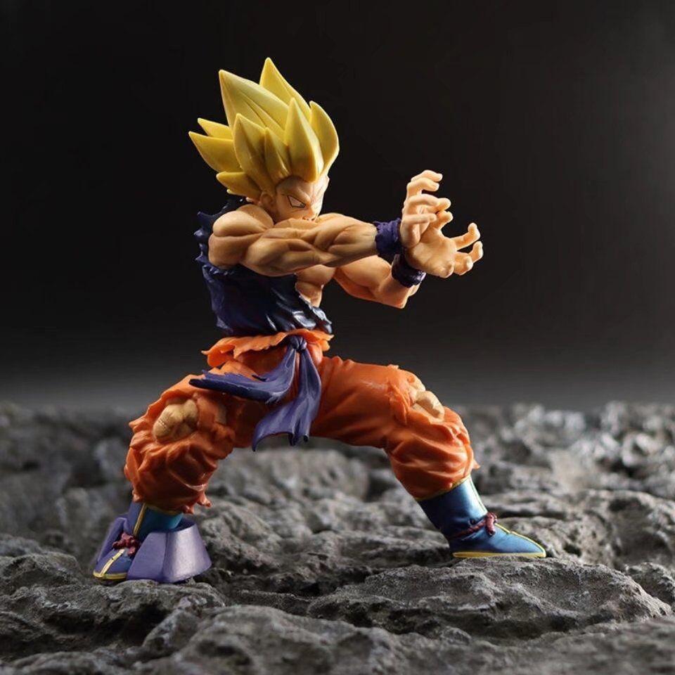 

Фигурка Аниме Сон Гоку из Dragon Ball Z, Повреждения в бою, Ударная волна, Статуэтка из Манги, ПВХ Фигурка Действия, Коллекционная Модель, Куклы, Игрушки