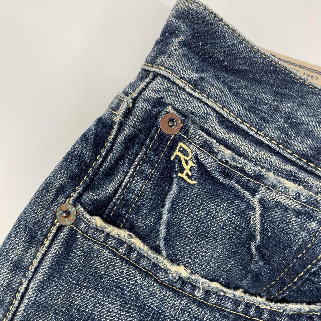 Polo Ralph Lauren [Domestic Regular] USED Button Fly Denim Pants/ Bottoms 32 blueUsed