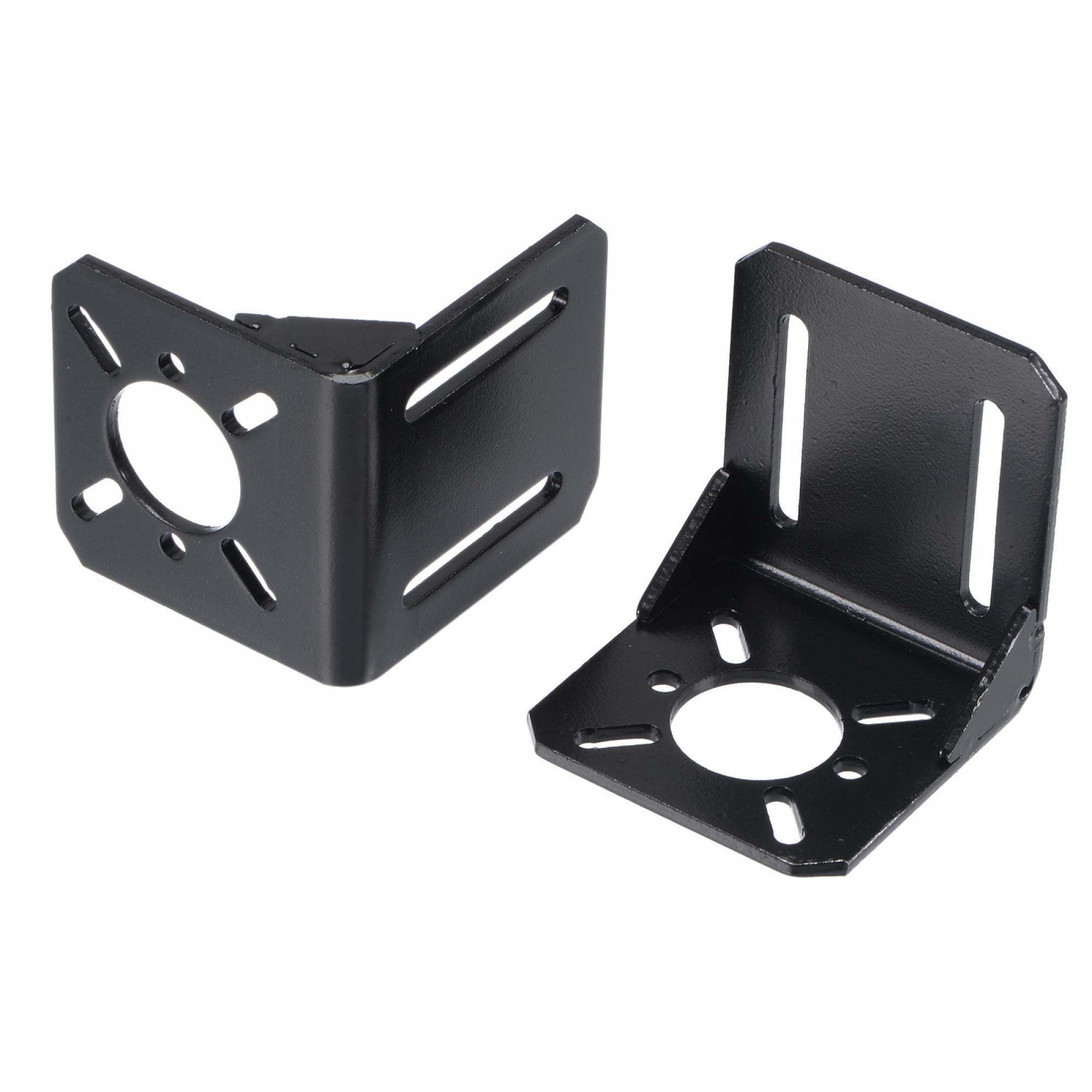 

uxcell Motor Bracket, Motor Mounting Base Holder, 54x50x51 mm, Black, for Stepper Motors, 2 Pieces