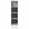 Vidaxl Szafka Dolna Szara Sonoma 20X44,5X81,5 Cm Drewno Klejone