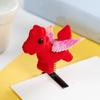 Girl Hair Clip Spring Design Flying Horse Decor Hair Pin Women Soft Comfortable Reusable Hair Accessories