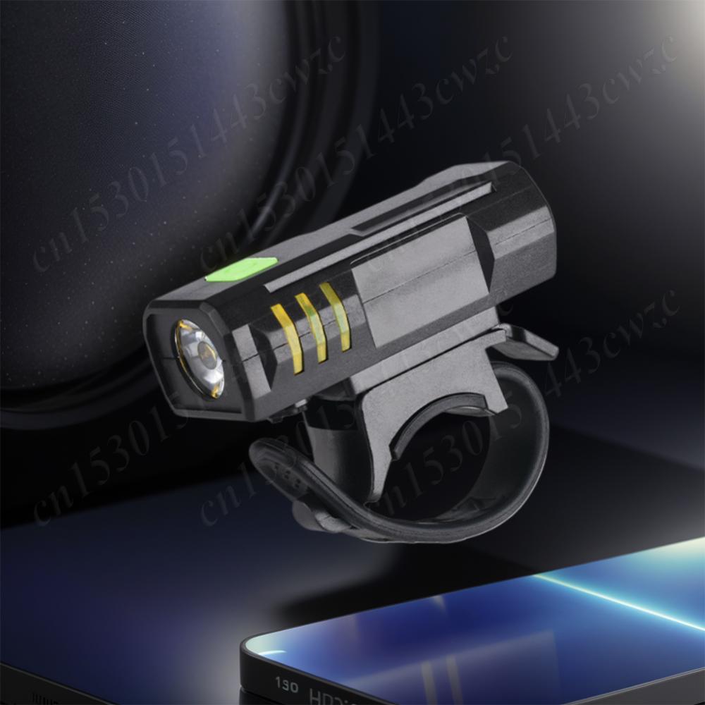 MTB Road Bike Headlight USB Charging Cycling Safety Front Lamp 100LM Bike Handlebar Flashlight Waterproof Bicycle Accessories