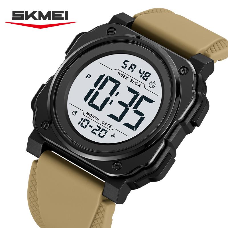 Skmei 2511 Fashion Gents Digital Watch Silicone Strap Waterproofing Multi Function Night Display Sports Watch Factory