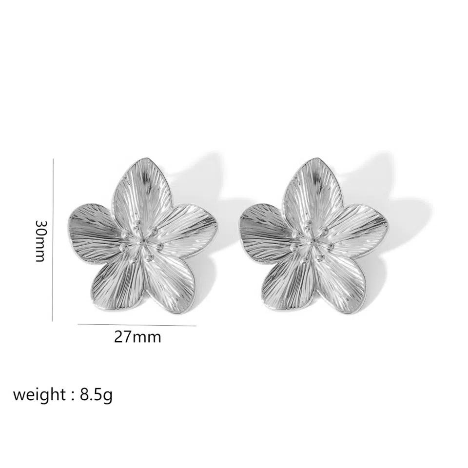 RAKOL Trendy 316L Stainless Steel Butterfly Stud Earring Charm 18K Gold Plated High Quality Statement Waterproof Jewelry Gift
