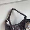 Vintage Soft PU Leather Shoulder Bag Women Large Capacity Crescent Hobo Bag Wide Strap Sling Bag for Work Travel and Casual Outings