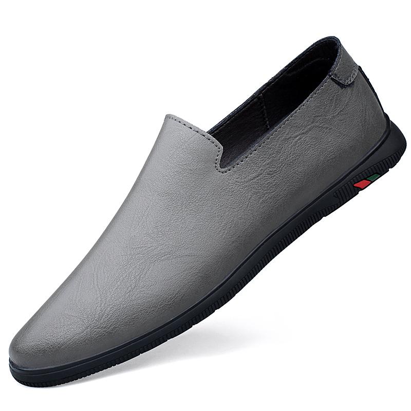 

Горячая Распродажа Мужские мокасины из натуральной кожи Мужская повседневная обувь Мужская удобная обувь для вождения Легкие летние кроссовки 2024 Мужская обувь 44 серый