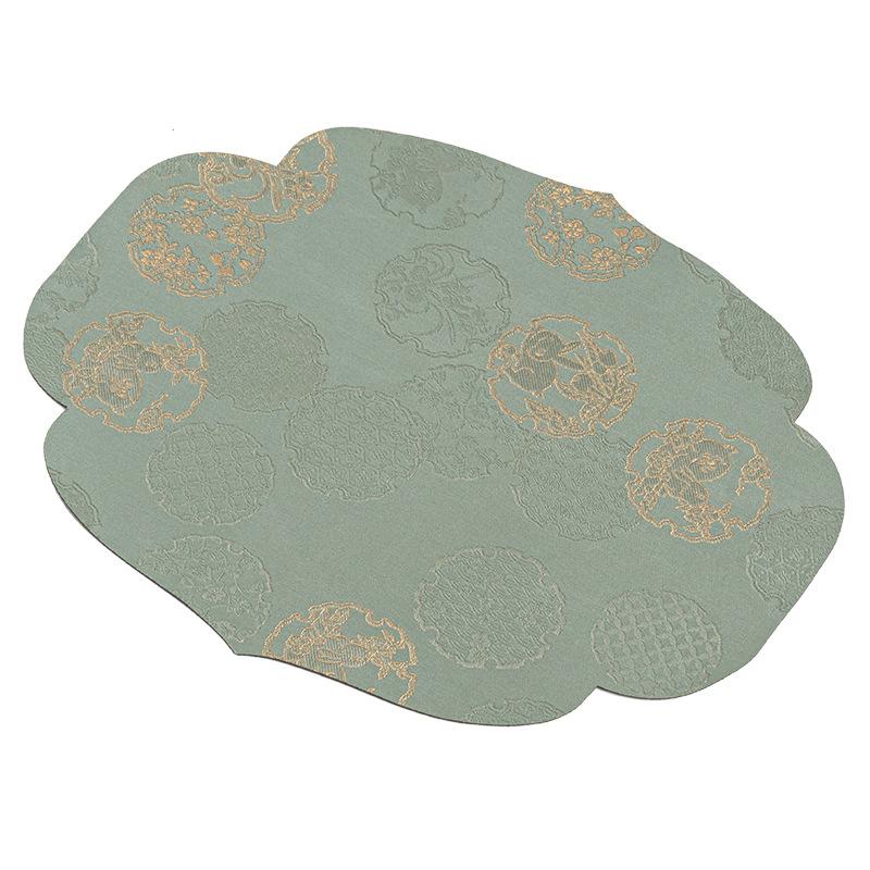 Weaving Brocade Dry Small Tea Mat Chinese style Tea Room Art Space Teapot Mat Tea Table Mat
