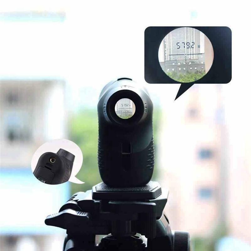 Portable Golf Rangefinder Laser Distance Meter Hunting 500 Tape Measure Speed Tester Golf Slope Adjusted Mode Telescope Durable