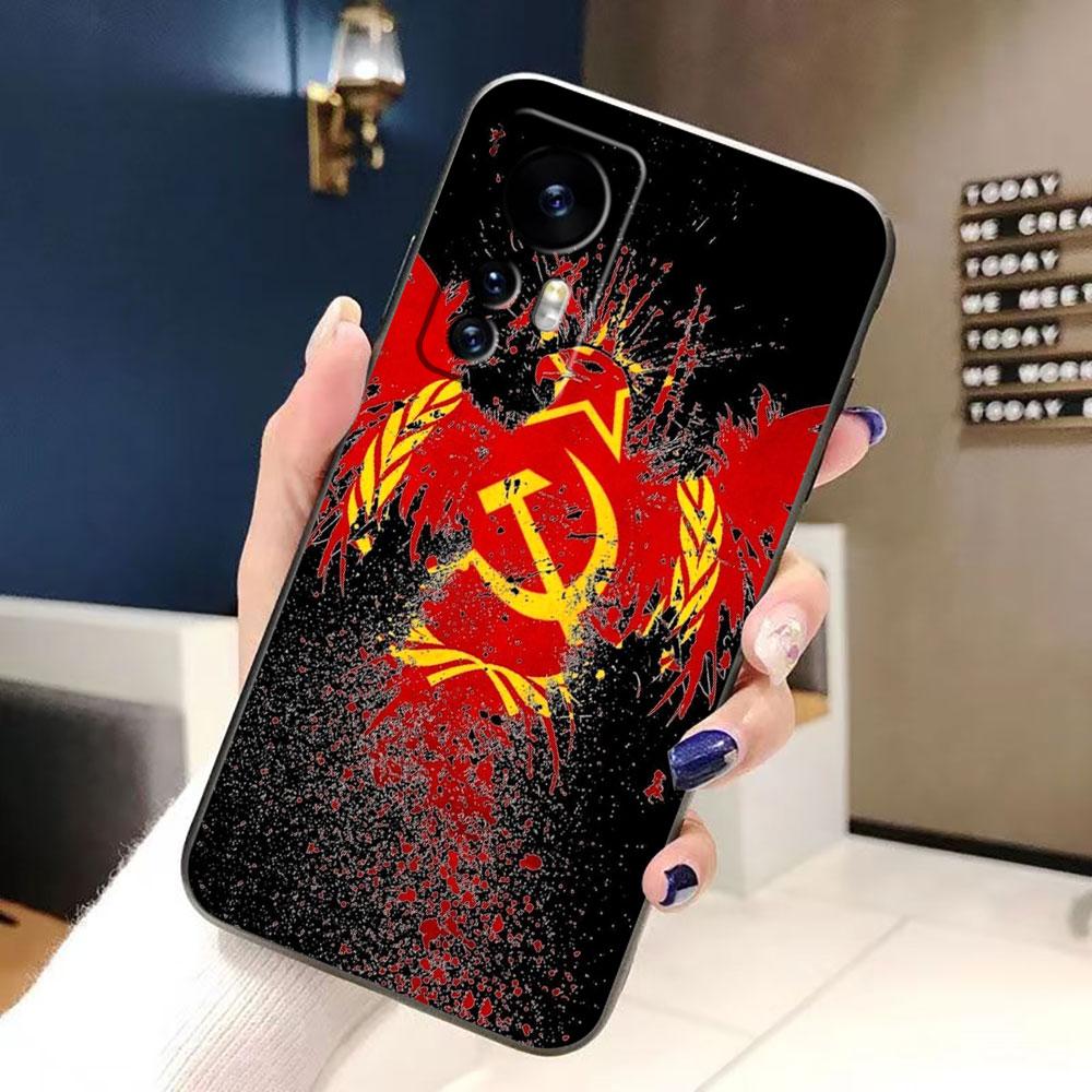 Russia Vintage Emblem Flag Cover Phone Case For Xiaomi 15 15T 14 14T 13 12T 11 11T POCO F8 F7 F6 F5 X7 X5 M6 M7 PRO Ultra Case