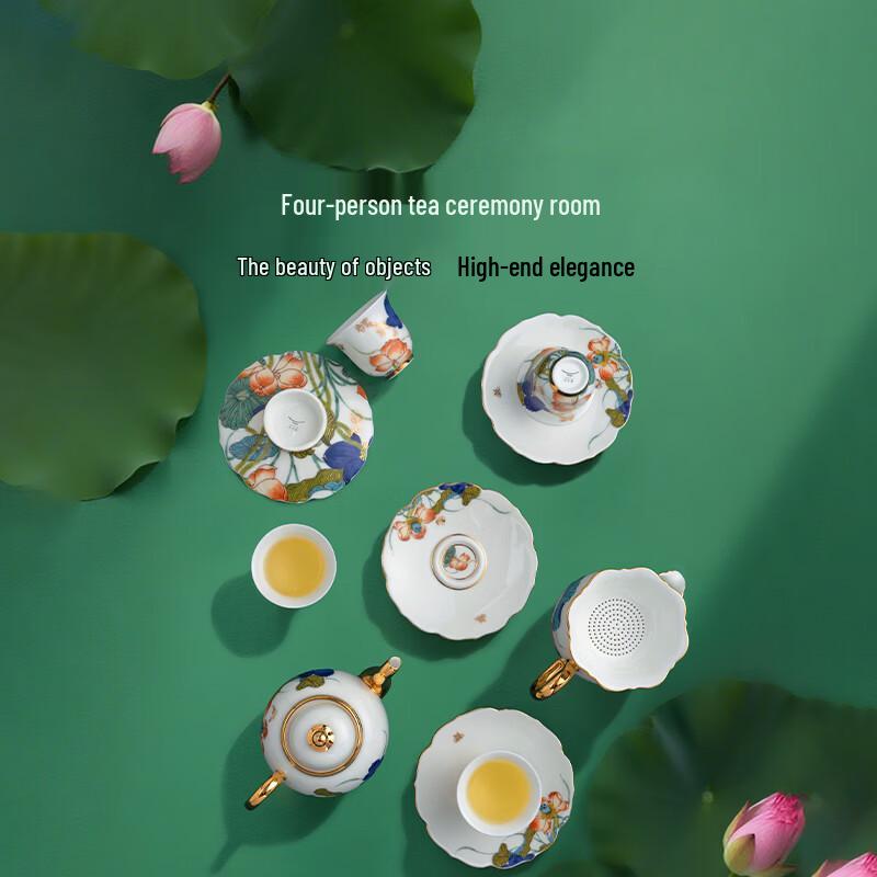 Auratic Yongfengyuan Happiness & Harmony Kung Fu Tea Set