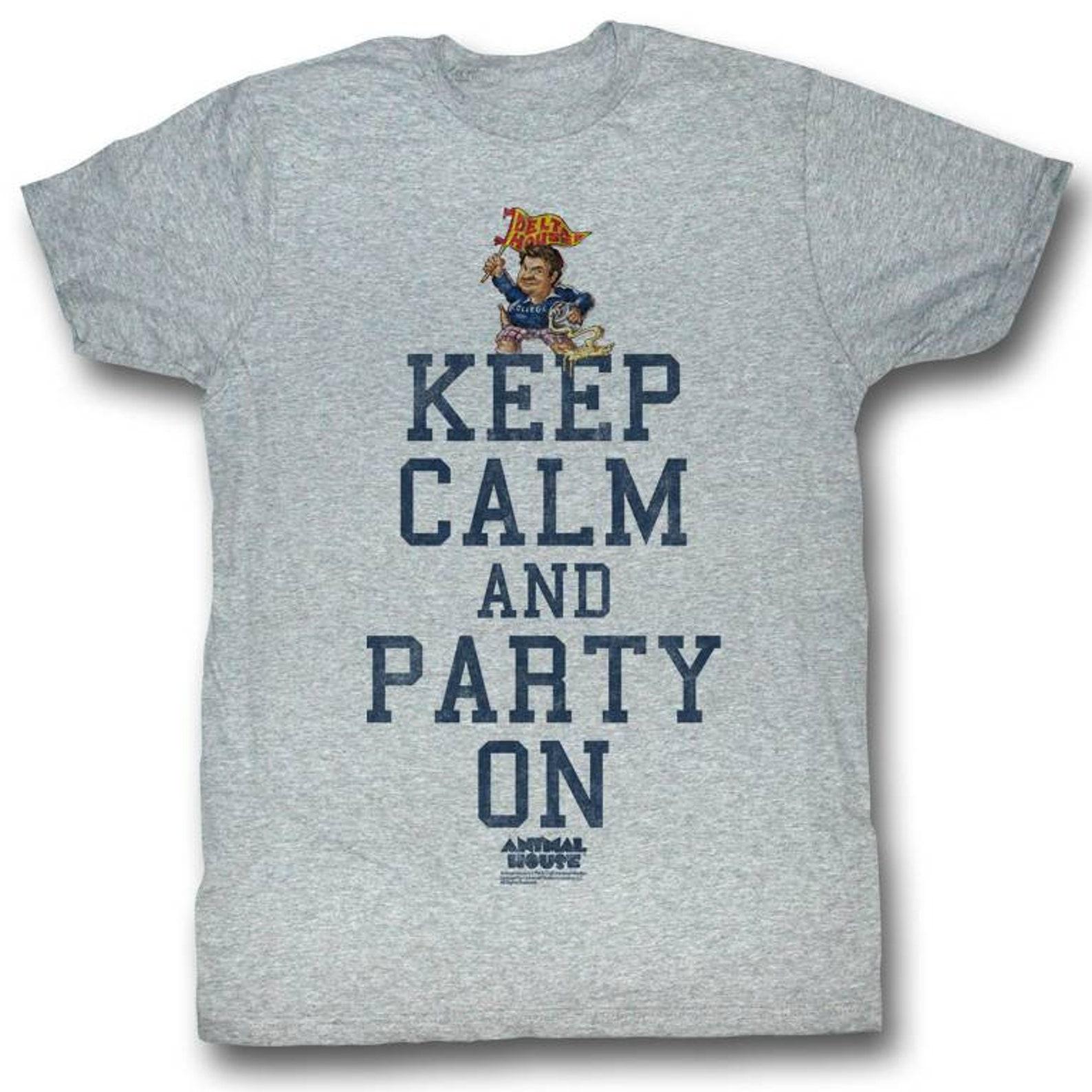Animal House Party On Heather Adult T-Shirt S