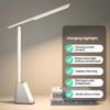 15W Wireless Quick-Charging Desk Light Eye-Protecting LED Folding Plug-in Intelligent Desk Lamp For Work And Study Table Lamps