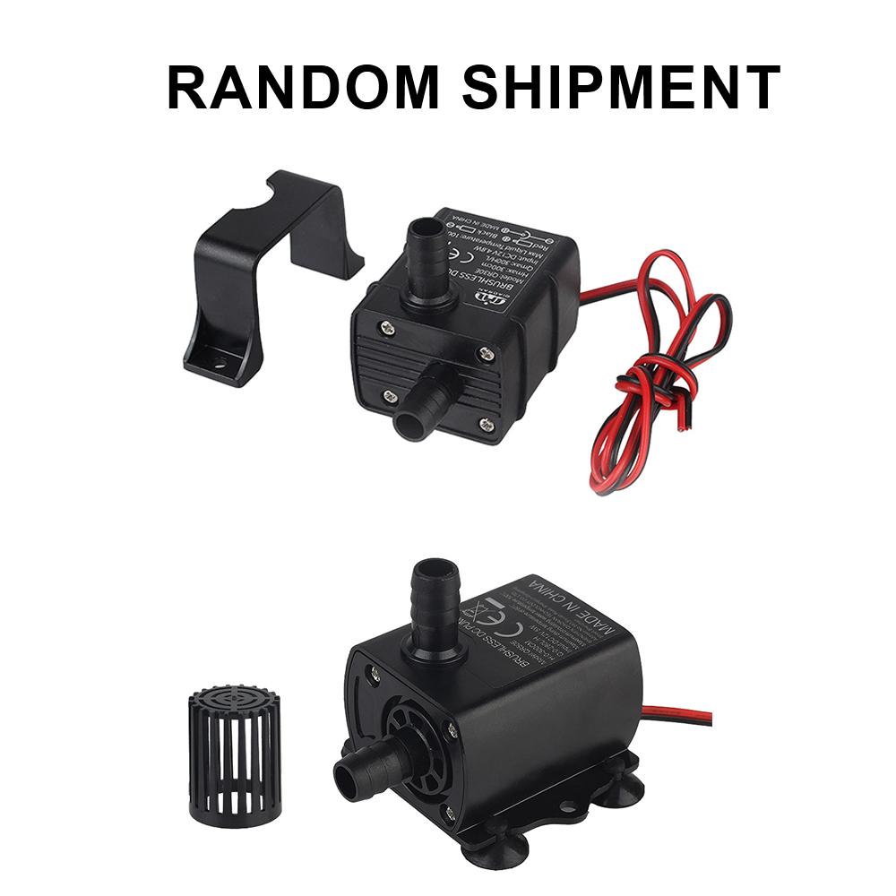 DC12V 5W Springbrunnen Aquarium Zirkulierend Langlebig Tauchpumpe Ultraleise 280L/H Förderhöhe 300cm Wasserdicht Mini Bürstenlose Wasserpumpe