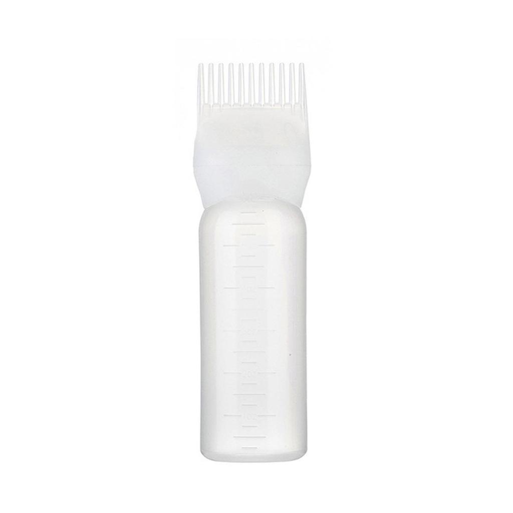 Multi-Color Hair Dye Bottle with Comb & Scale - Easy Press Application