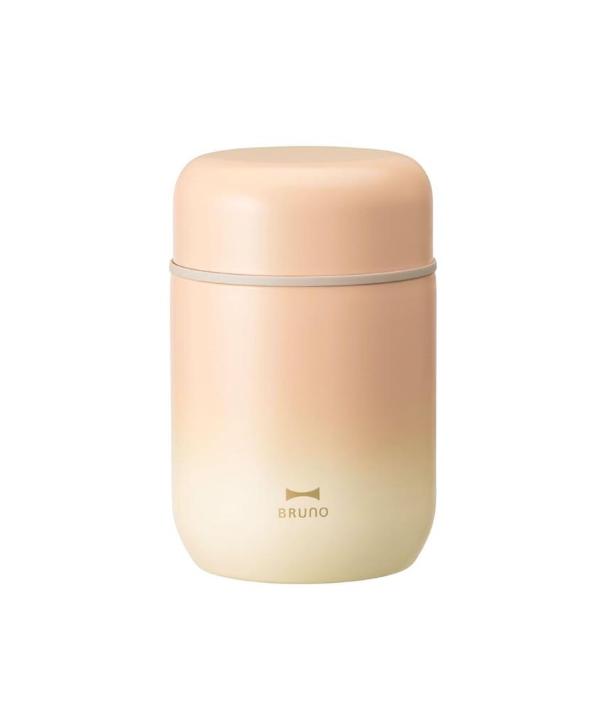 BRUNO Soup Jar with Spoon, Orange, No Size, BHK309-R-OR