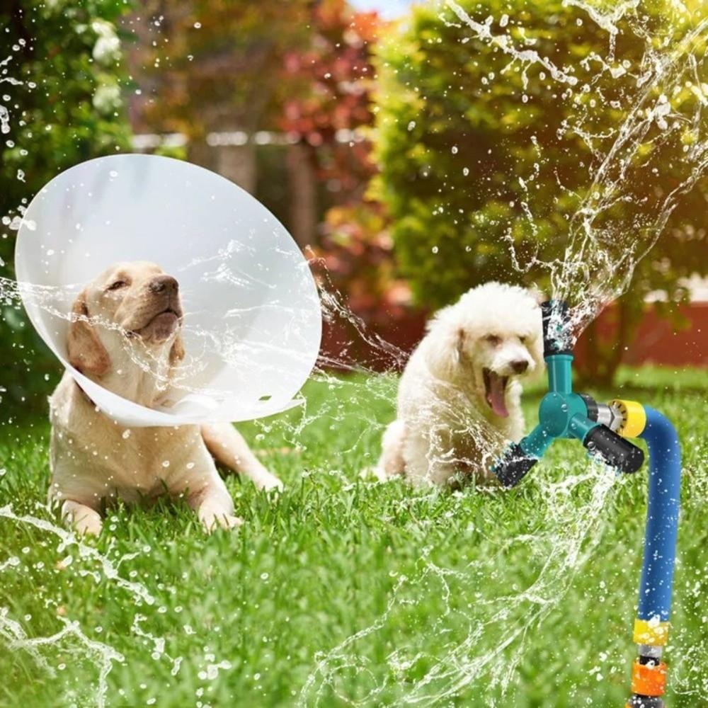 Automatic Watering Trampoline Sprinkler Adjustable Pet Showering Sprinkler  Summer