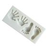 4Holes  Hand Foot Silicone Molds Chocolate Candy Clay Fondant Cake Baking Decorating Tools