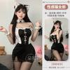 Domila Sexy Lingerie Maid Clothes Sexy Suit Pussy Girl Temptation Open Butt Free Cos Maid Clothes