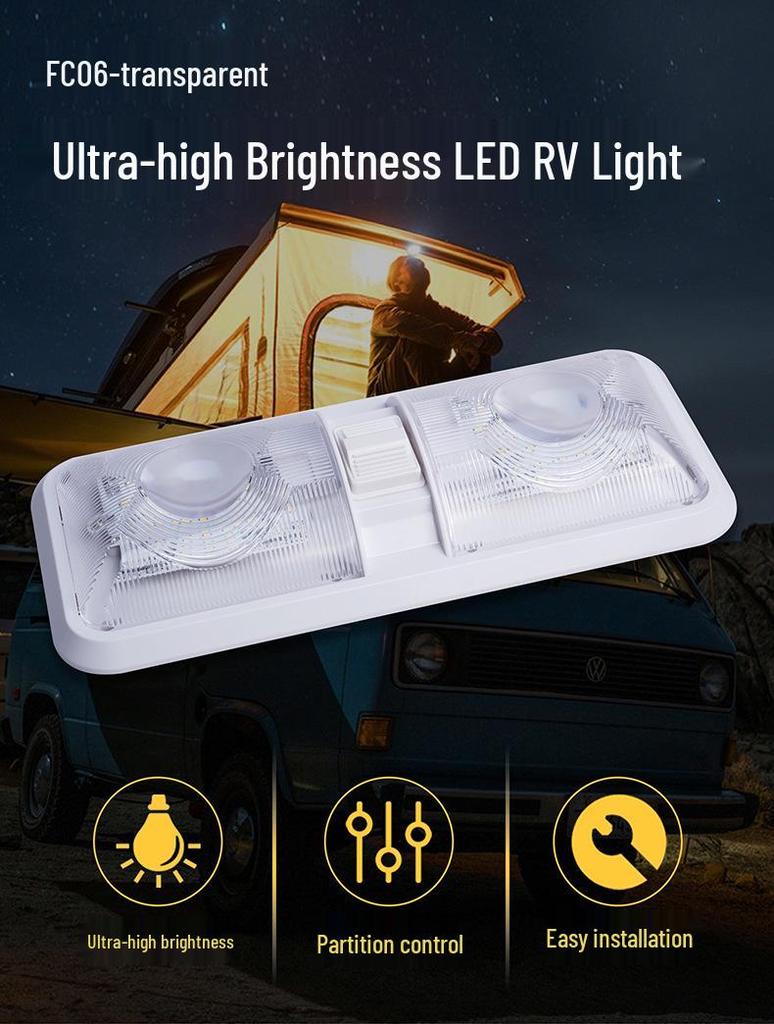 Third Generation High Brightness RV Reading Light for Interior Modification