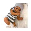 23-Inch Cute Deep Skin Tone Reborn Doll - Jaylan