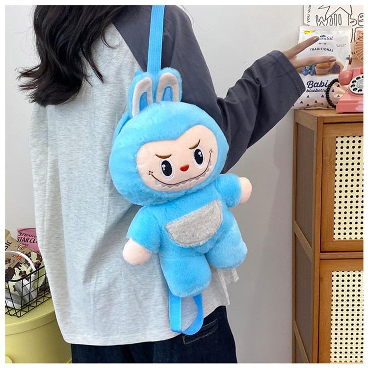 Labu Backpack Plush Toy Bag Cute and Super Cute Claw Machine Doll Exchange Gift