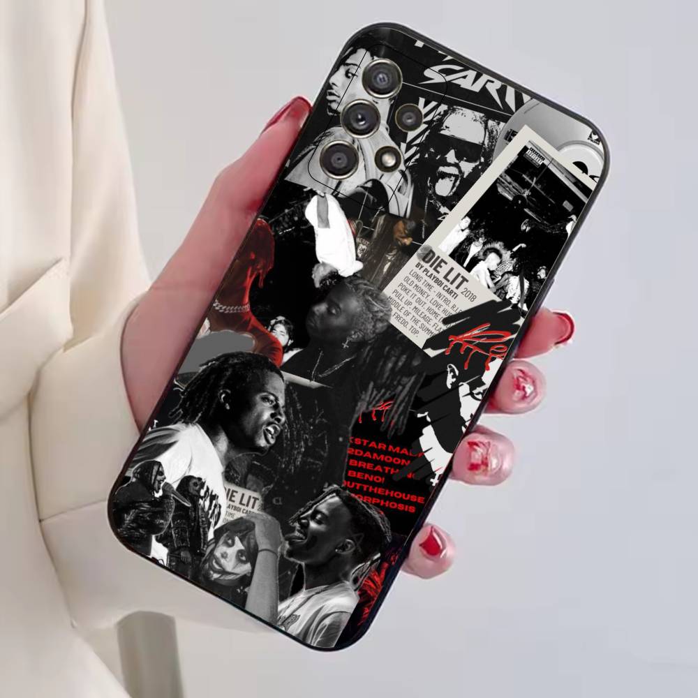 Rapper P-Playboi Carti Phone Case For Samsung S25,S24,S21,S22,S23,S30,Ultra,S20,Plus,Fe,Lite,Note,10,Black Cover