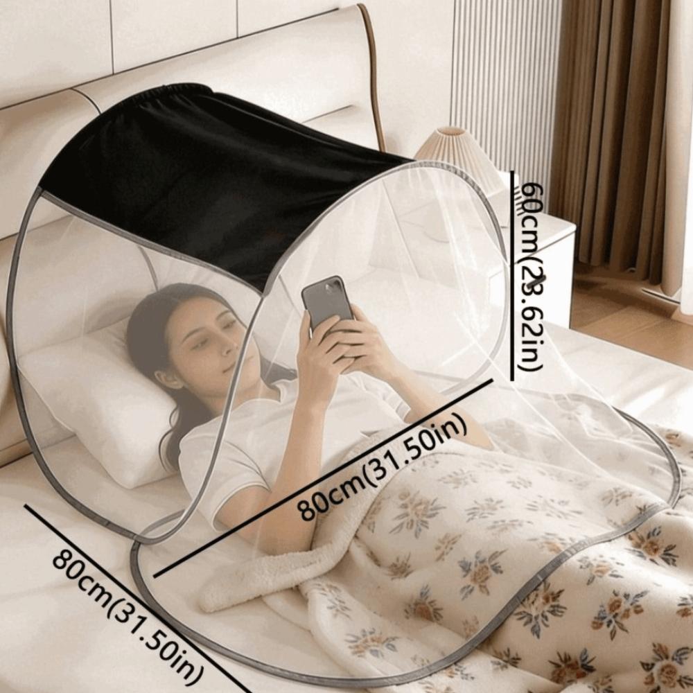 Folding Face Head Mosquito Net High-Density Mesh Face Mosquito Protection Cover Office