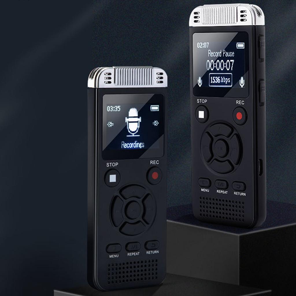 Digital Voice Activated Recorder Voice Recorder with Line in Connection for Class Conference Travel Clear Recording