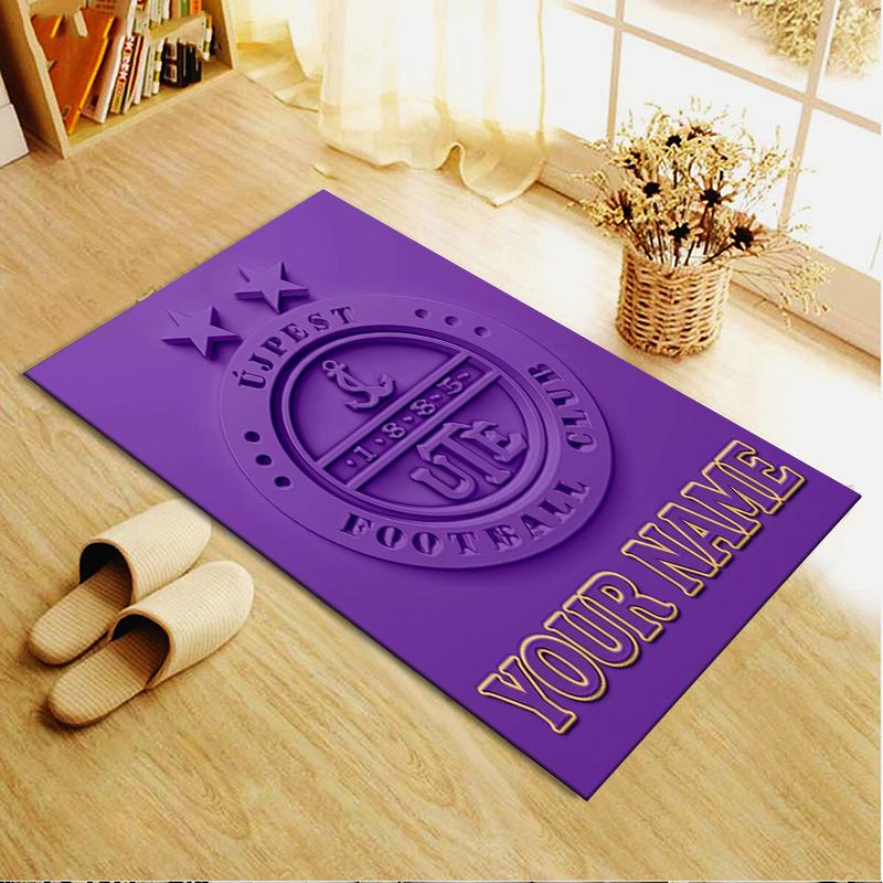 Custom Name Újpest FC Carpet Rug for Living Room Bedroom Home Sofa Decoration,Kids play Non-slip Floor Mat