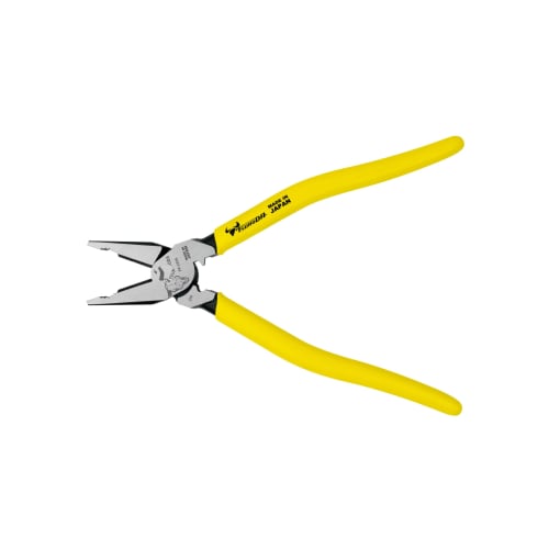 TSUNODA Electrician's Power Pliers, 225mm, Crimping Function, Eccentric, for Electrical Work, PP-225A