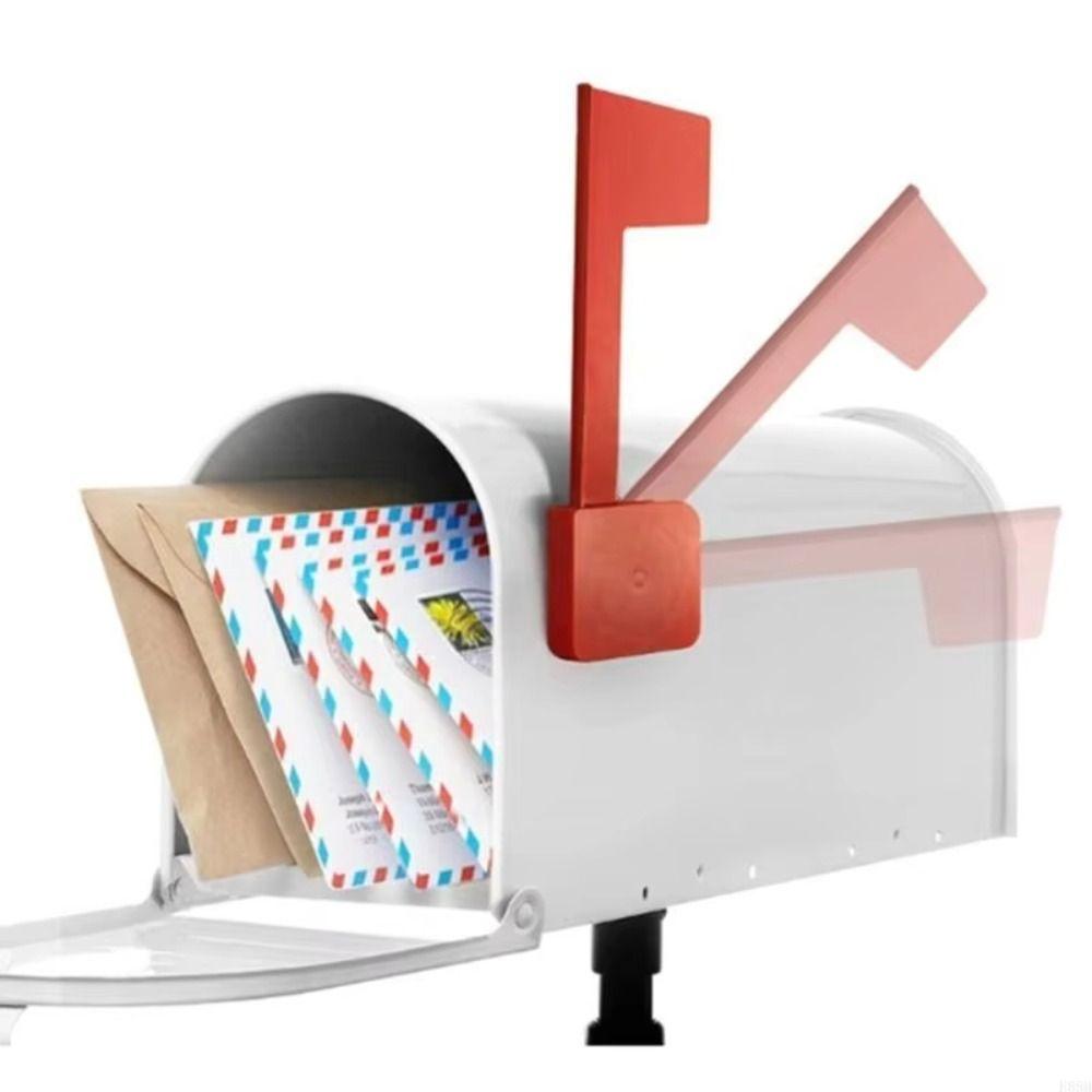 Heatproof Outdoor Wall Decor High Temperature Plating Mailbox Banner Mailbox Flag  Mailbox