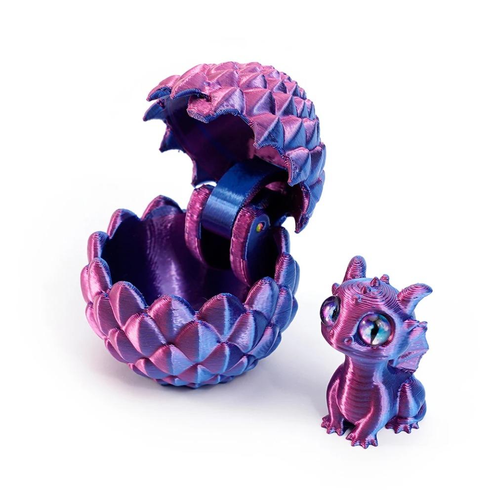 Œufs de Dragon Imprimés en 3D avec Mini Dragons Jouets Surprise Faveurs d'Anniversaire pour Enfants Décoration Cadeau de Noël Ornement pour Enfants
