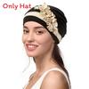 Polyester Floral Headband Hat For Women With Stylish Design For All Seasons