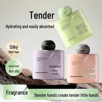 Cremă de mână hidratantă populară, non-grasă: Hidratează, Netezește și Parfum Ușor de Lungă Durată pentru Mâini Uscate