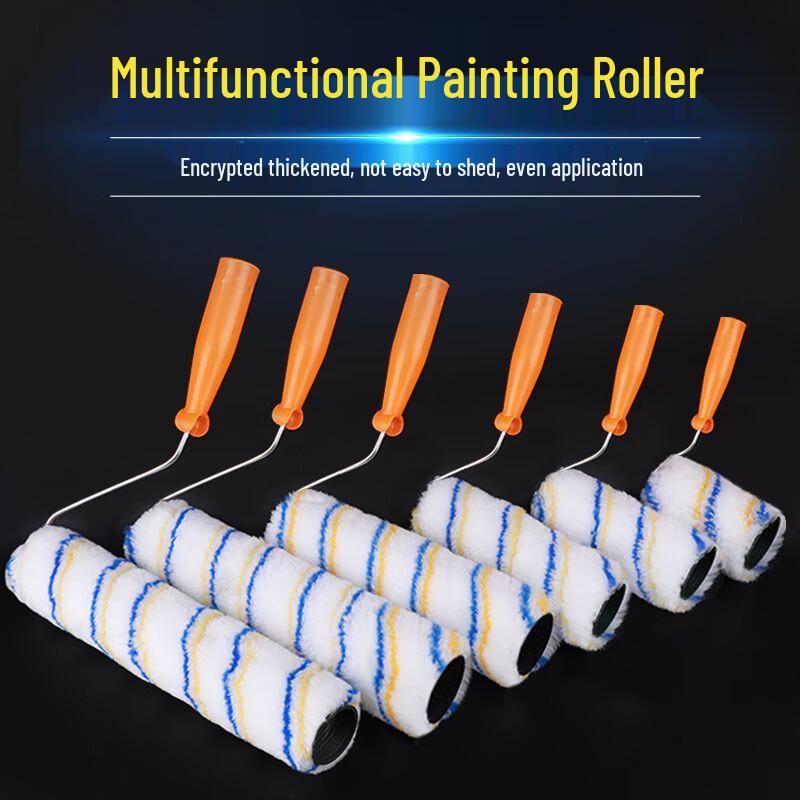 No-Dead-Angle Latex Paint Roller Brush 10-Pack