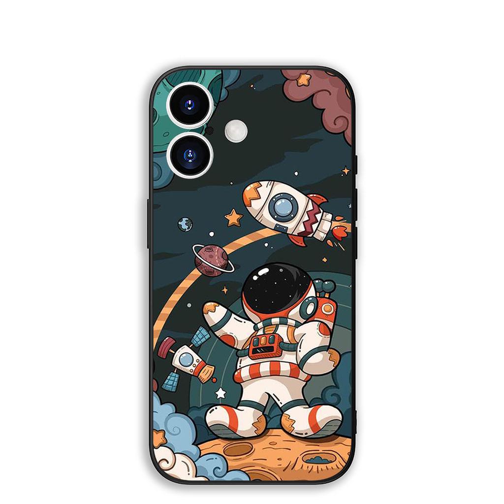 for Motorola Moto Edge 50 30 One Fusion 40 neo Ultra Pro 20 Lite G50 G85 G84 E15 E14 Phone Case Moon luxury Astronaut Stars Sky