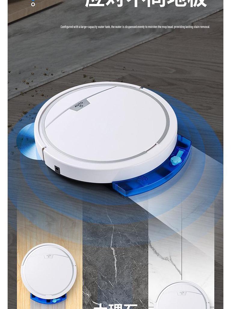 3-in-1 Smart Robot Vacuum: Sweeping, Vacuuming & Mopping with Remote & Water Tank