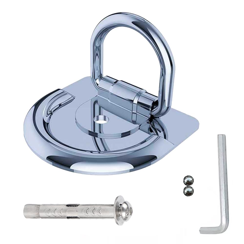 

Heavy-Duty Steel Floor D-Lock - Anti-Theft Secure Lock For Motorcycles Expansion Screw Steel Ball Wrench Motorbikes Parts