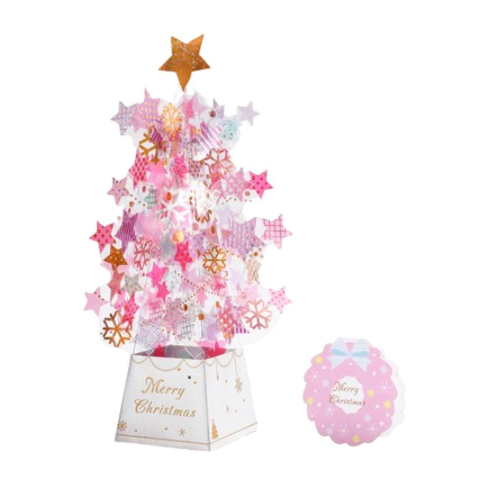 Weihnachten Kristall Grußkarte Papier Nachricht Karte Dankeskarte Neujahrsgeschenke