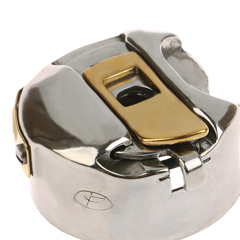 Sewing Machine Titanium Bobbin Case With Steel Sheet For Industrial Sewing Machine Accessories High Temperature Resistance