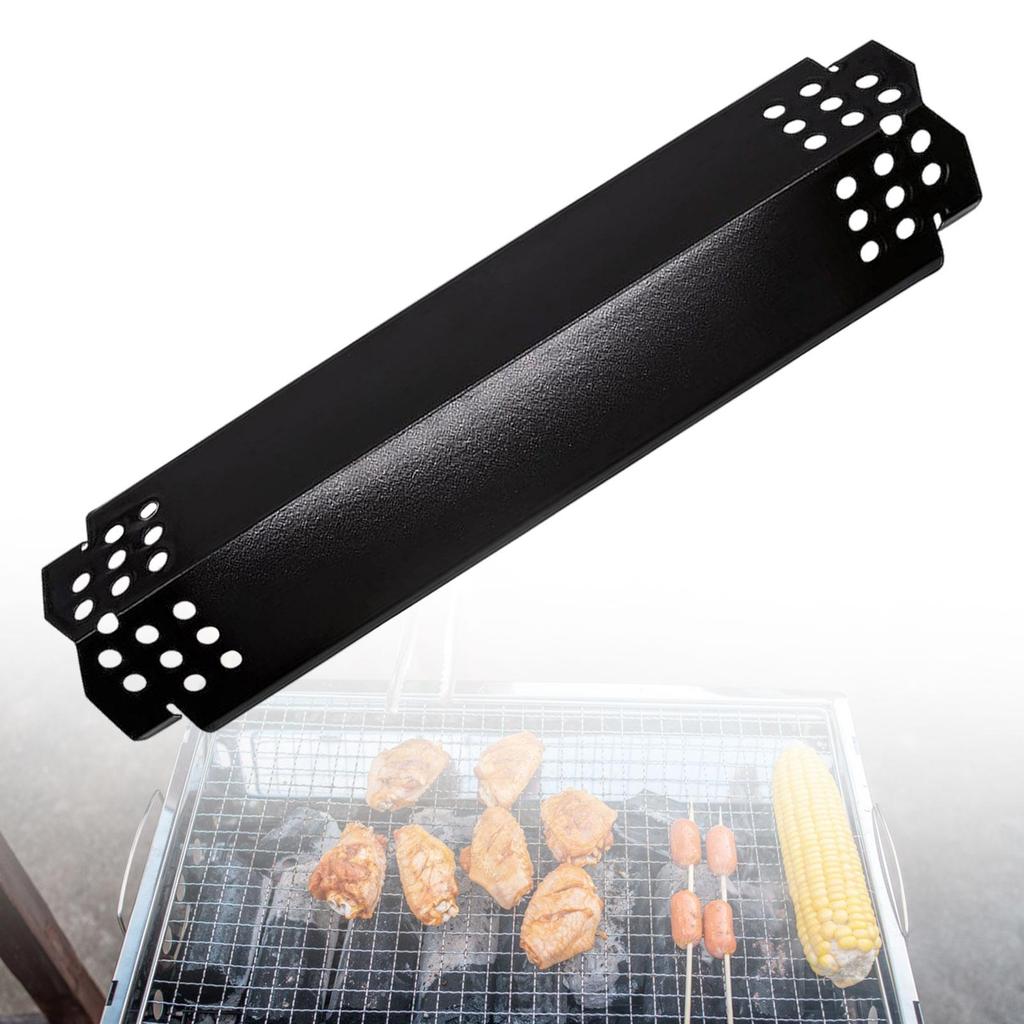 Grill Heat Plates, Flame Tamer,14.6 inch Universal Replacement,Burner Cover,Heat Tent for Backyard
