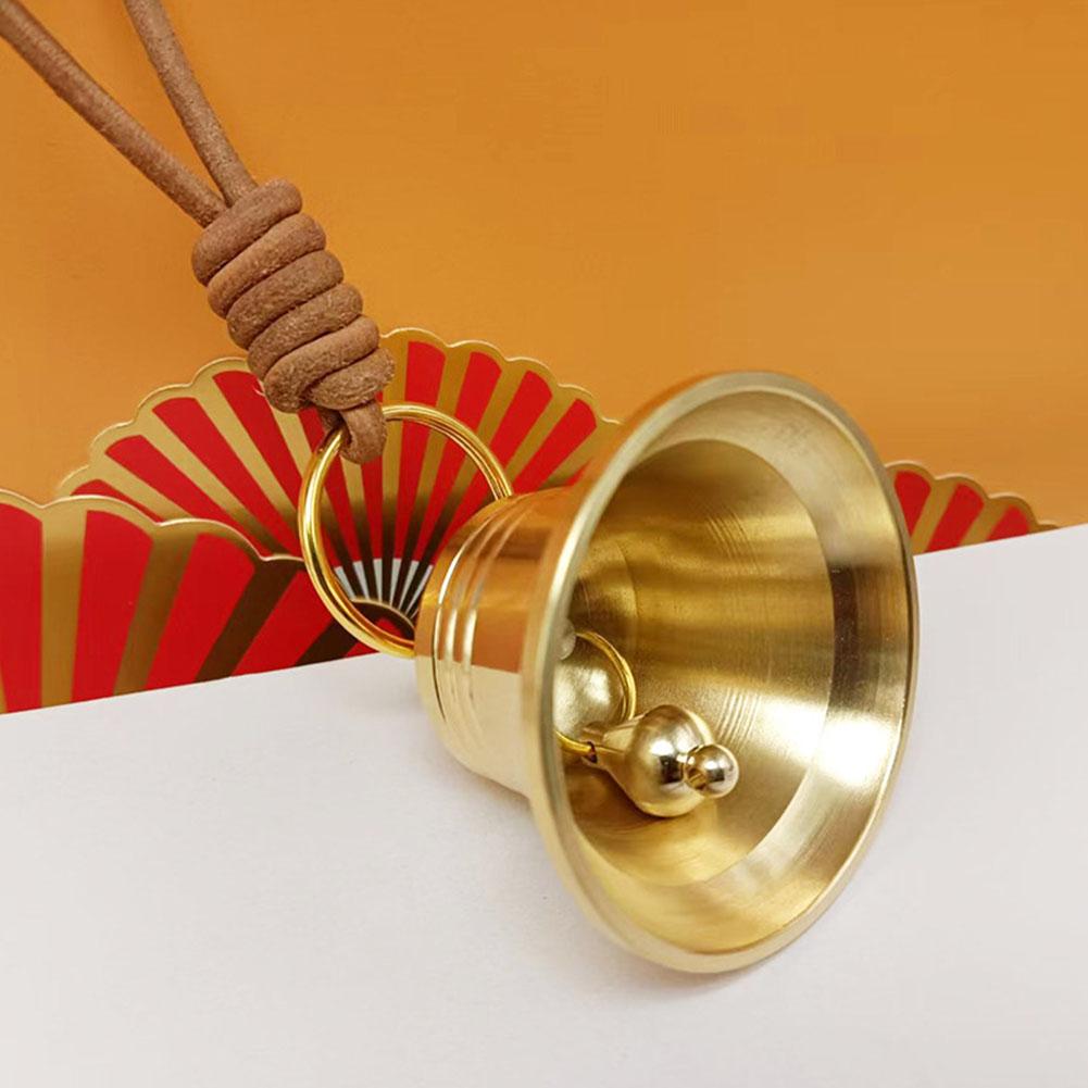 Brass Wind Chime Pendant Copper Door Car Hanging Bell Ornament Craft Decoration For Mantelpieces or Christmas Trees