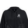 Under Armour Curry x Bruce Lee Dragon Print Full Zip Hoodie Women Black 1383216-001